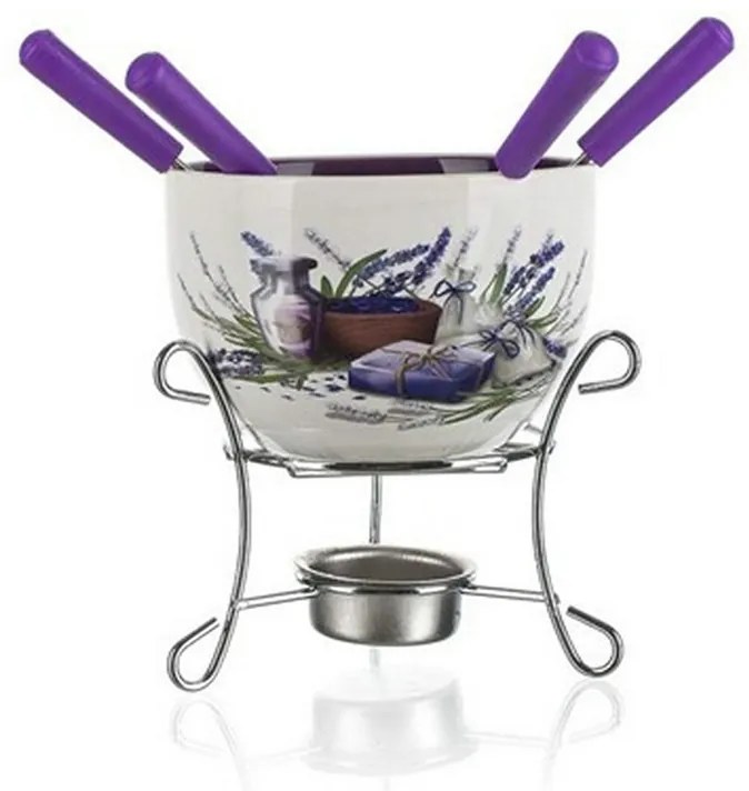 Banquet LAVENDER 6-dielny set na fondue