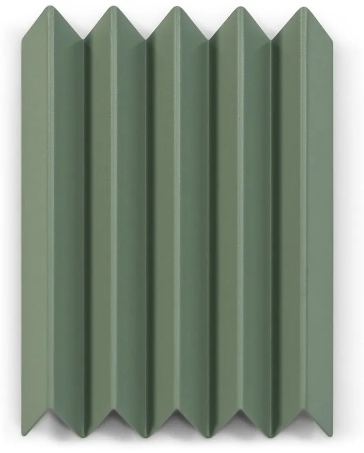 Sivozelený kovový nástenný vešiak 21 cm Sensu – Spinder Design