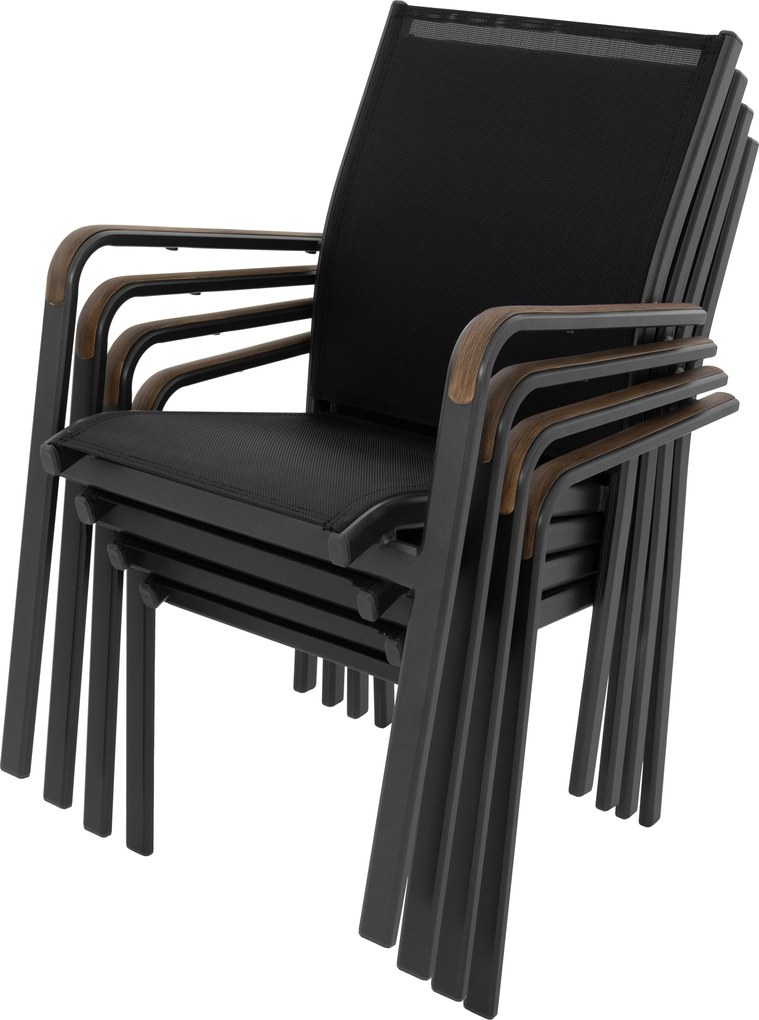 Doppler EXPERT WOOD Plus, štvorcový stôl, 4+1