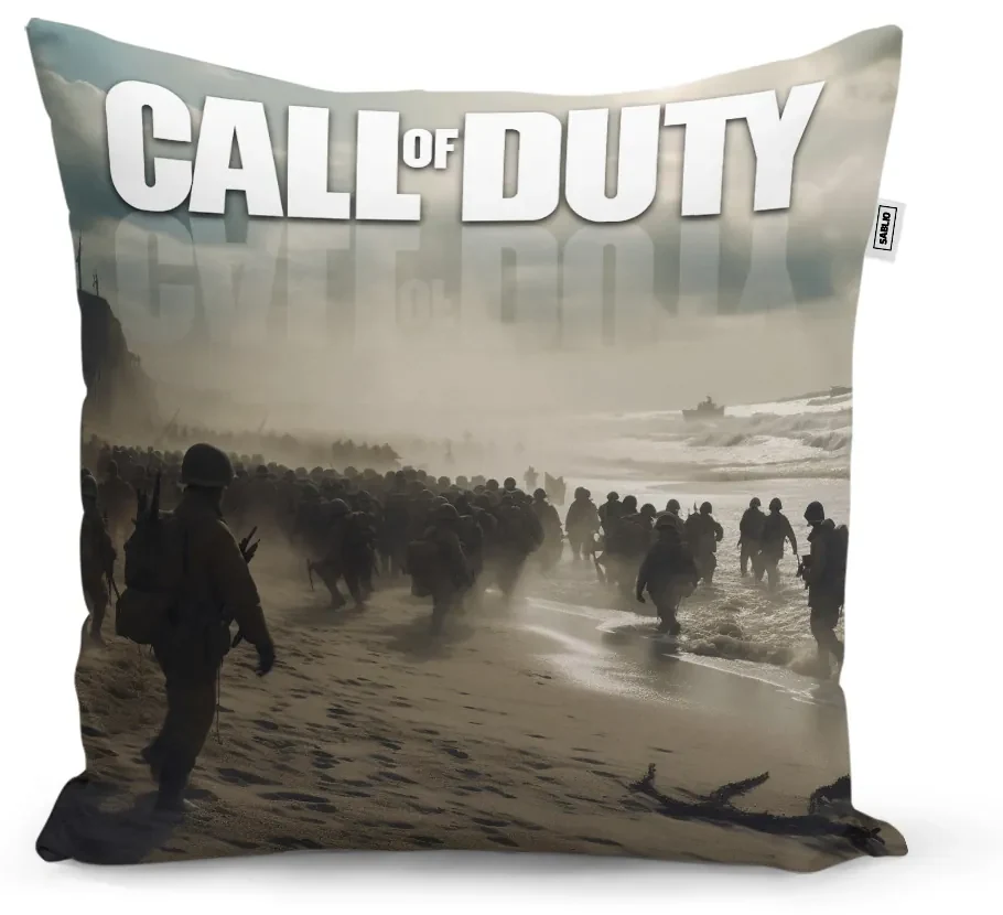 Sablio Vankúš Call of Duty Normandia - 40x40 cm
