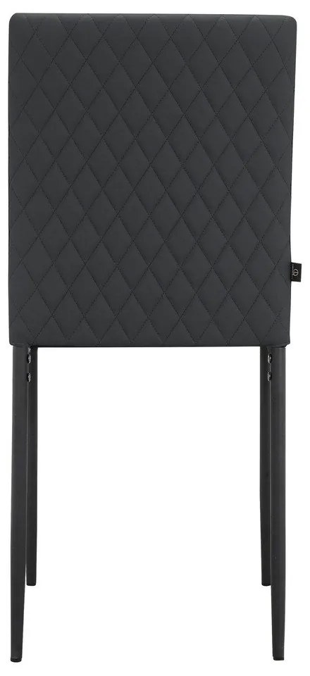 Čierne jedálenské stoličky z imitácie kože v súprave 2 ks Pavia – Støraa