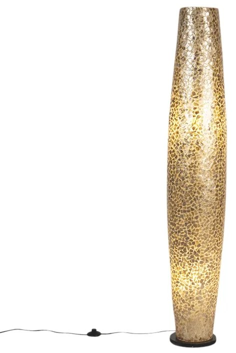 Stojacia lampa 150 cm perleťová jantárová - Cigarro