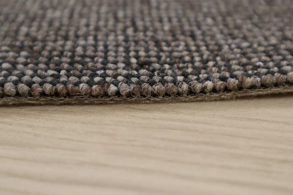 Timzo, Metrážny koberec Neapol 4719 - neúčtujeme odrezky z role, na mieru, šíře 1,33m,1m,2m,3m,4m,5m,na mieru, neúčtujeme odrezky, hnedá, filc, chodba / predsieň