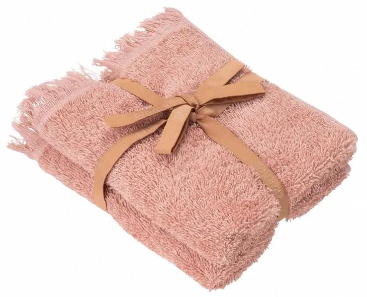 Ružové bavlnené uteráky v súprave 2 ks 30x50 cm FRINO – Blomus