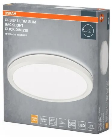 Osram - LED stmievateľné stropné svietidlo ORBIS LED/15W/230V biela