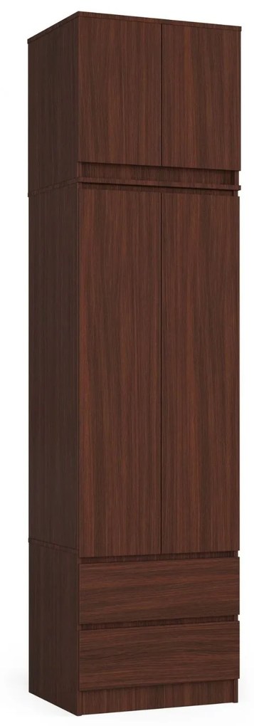 Šatníková skriňa Sahil (wenge). Akcia -19%. Vlastná spoľahlivá doprava až k Vám domov. 1070953