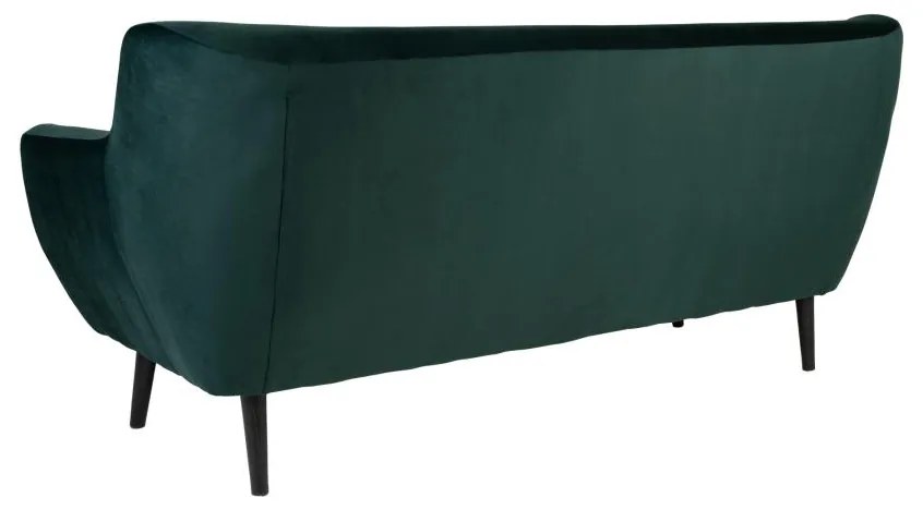 House Nordic - Pohovka 3-miestna MONTE 180 cm, zelená, zamat