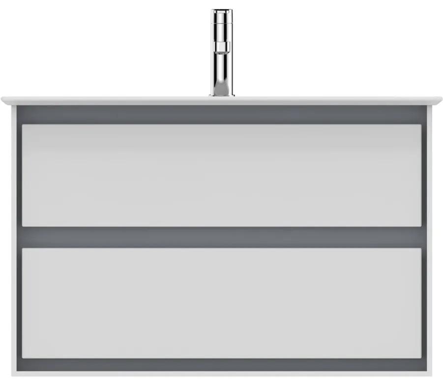 Ideal Standard Connect Air - Skrinka pod umývadlo 800 mm, 2 zásuvky, biela lesklá E0819KN