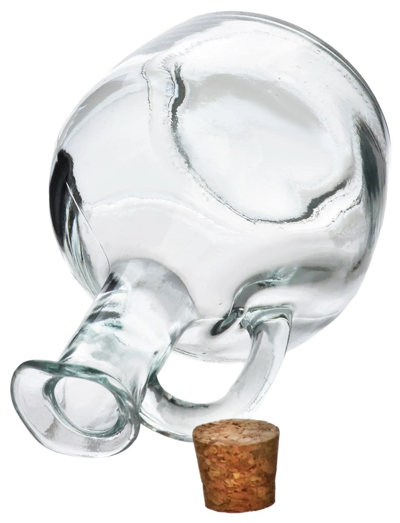 Skleněná karafa s korkem LIORA 400 ml transparentní
