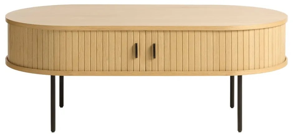 Konferenčný stolík v dekore duba v prírodnej farbe 60x120 cm Nola – Unique Furniture