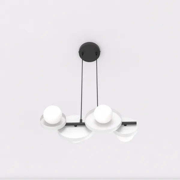 Závesný luster na lanku MODEL 4xG9/8W/230V biely