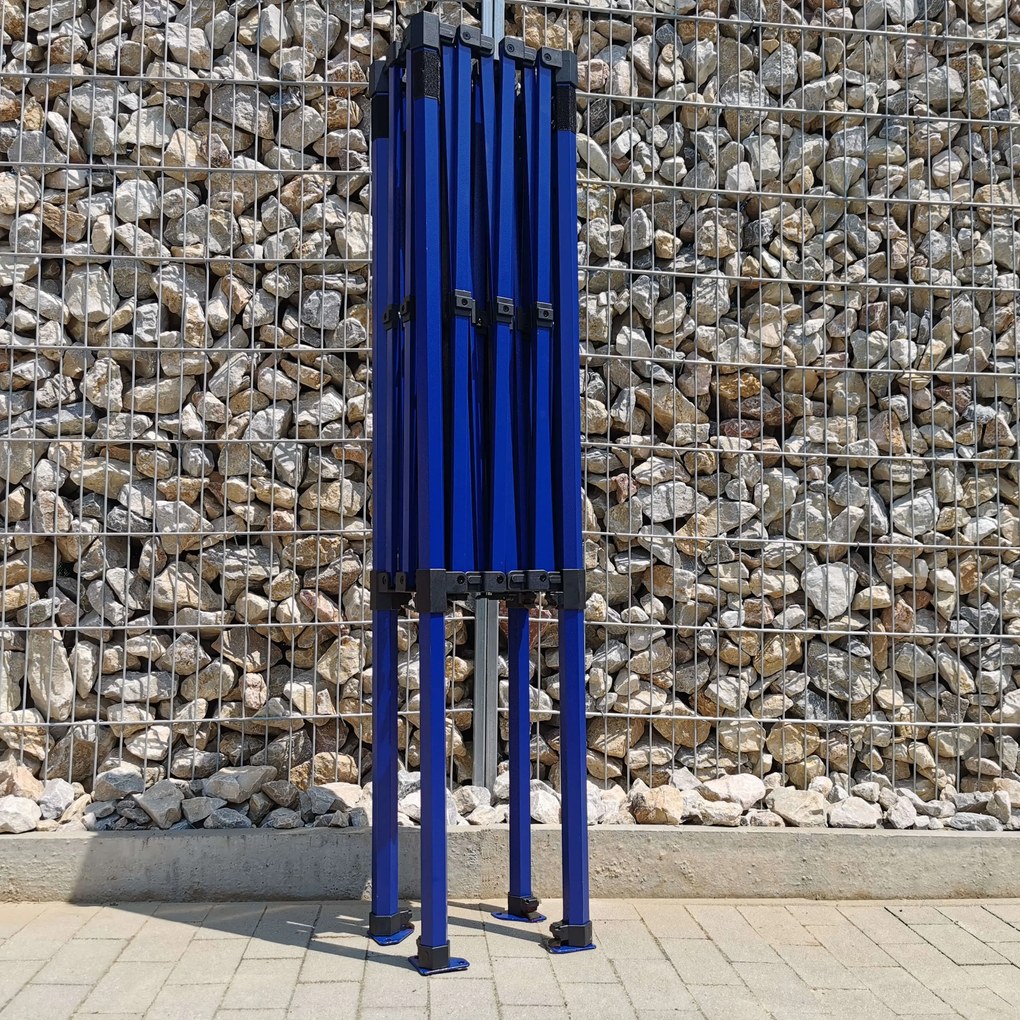 BRIMO Nožnicový stánok 2x3 m | Rýchlo Rozložiteľný altánok BRIMO - bez 3 stien - Zelená 37