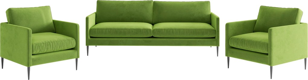 XXXLutz SEDACIA ZOSTAVA, textil, zelená Livetastic - Online Only obývacie izby - 001968007904