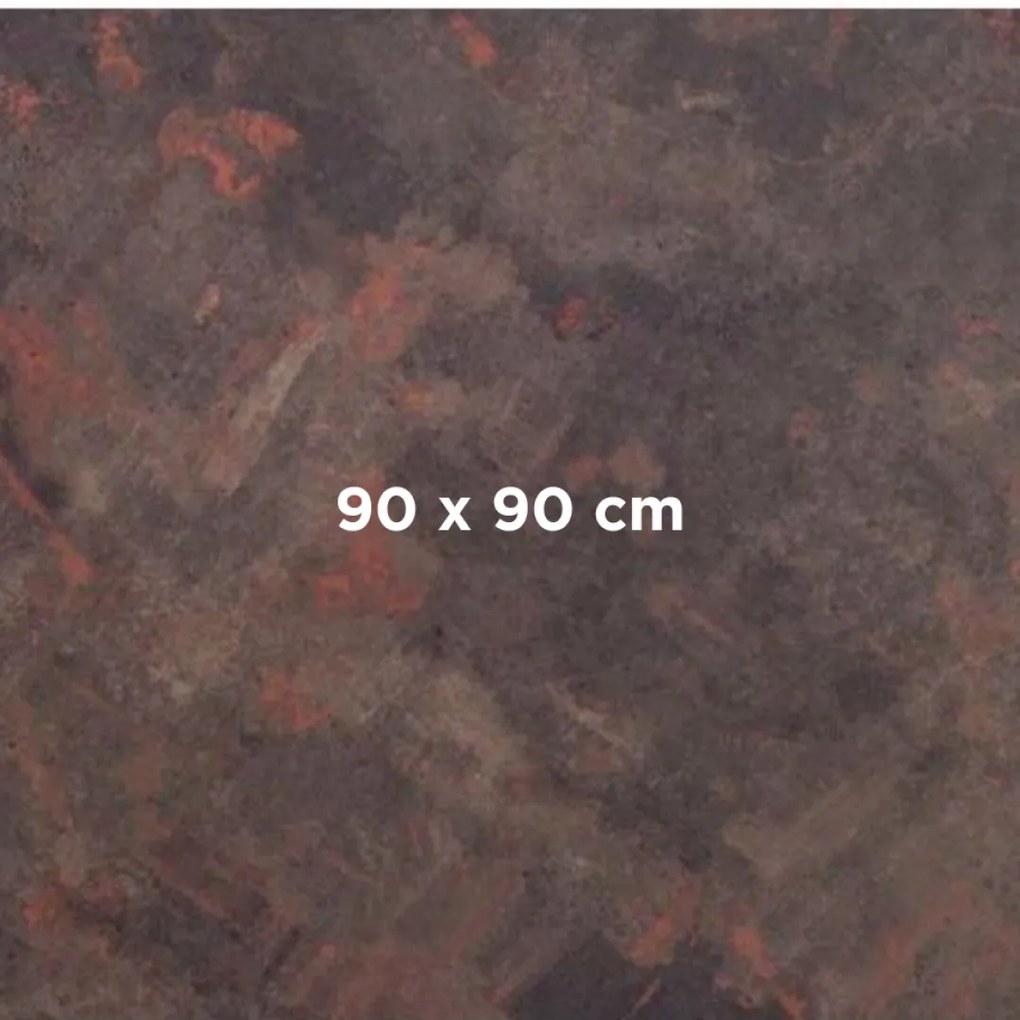 COMPACT 12 METALIC OXID - STOLOVÁ DOSKA 90x90 cm