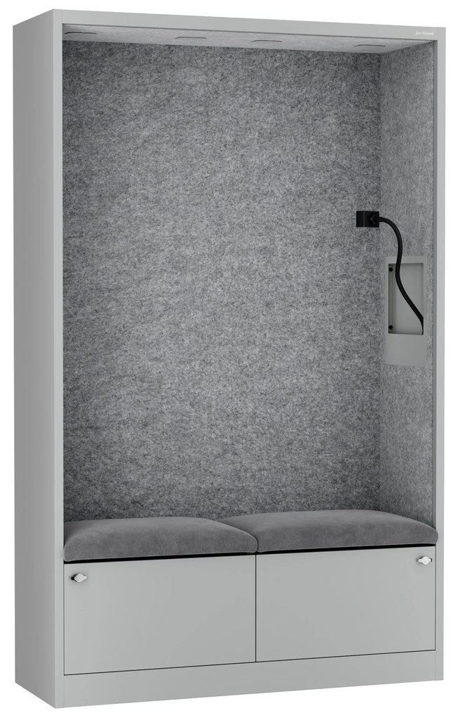 Sally korpus szary - siedzisko szary 1150 mm