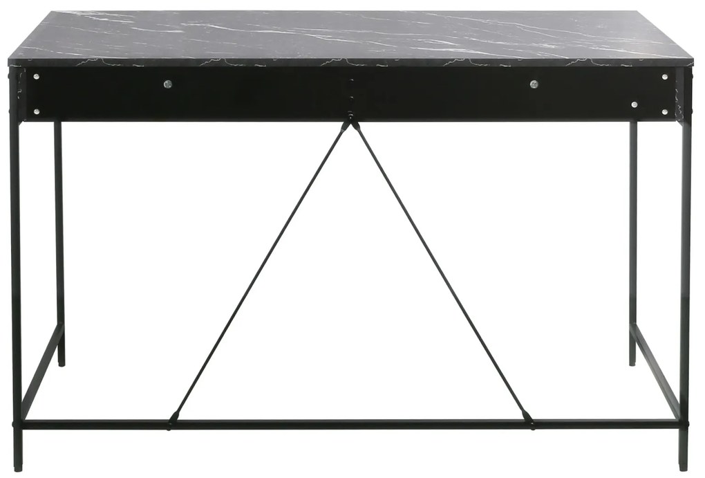 Psací stůl CARINI 120 cm černý mramor