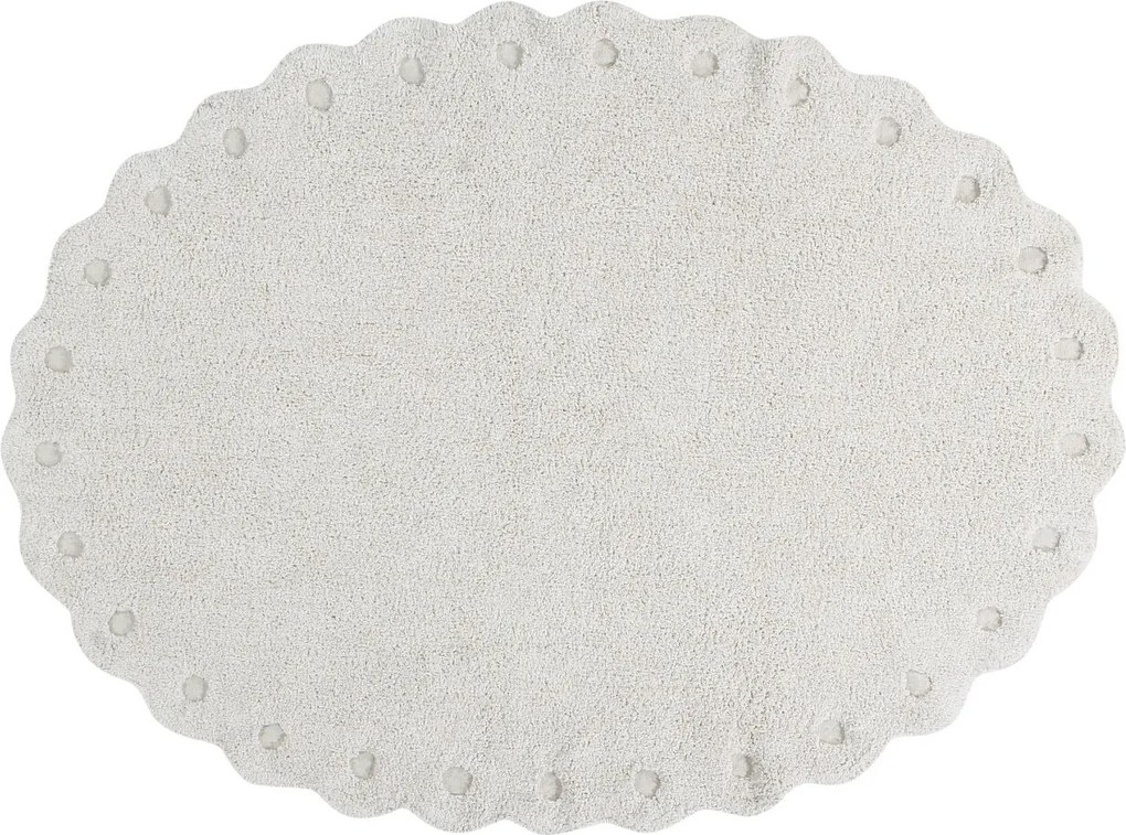 Detský kusový koberec Pinecone Ivory ovál, 130x180, béžová, detská izba, Lorena Canals