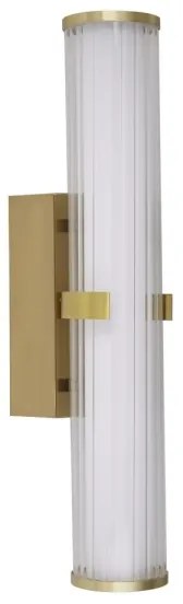 Searchlight 63125-1GO - LED Kúpeľňové svietidlo CLAMP LED/18W/230V IP44 zlatá