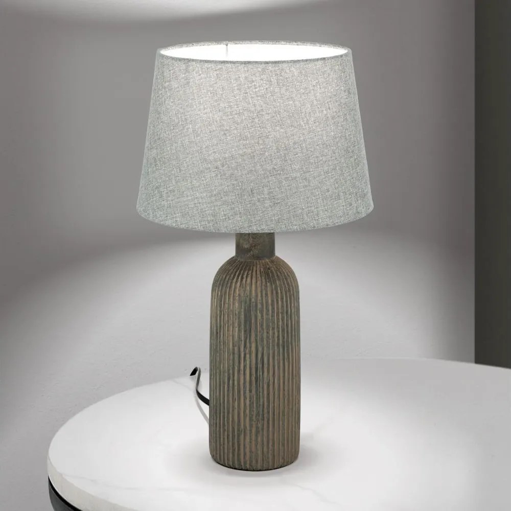 Orion LA 4-1226 - Stolná lampa ORCHID 1xE27/40W/230V keramika hnedá/šedá