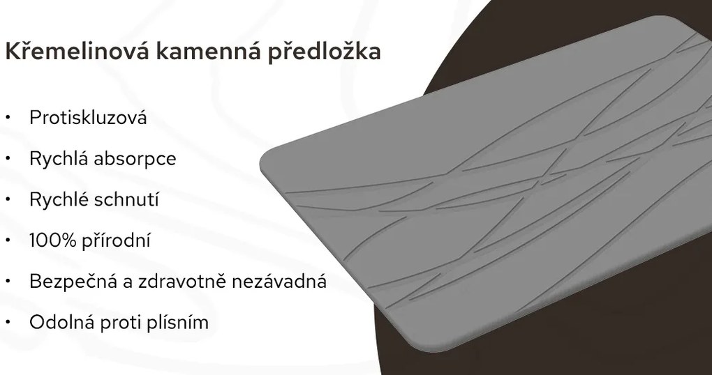 Bezdoteku Kremelinová predložka do kúpeľne GG 60x39