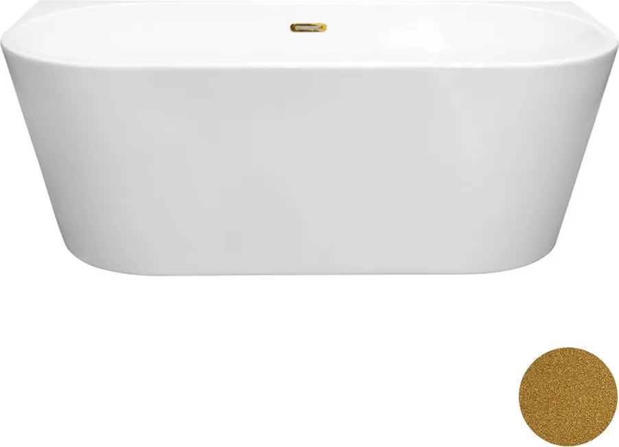 Besco Akrylátová voľne stojaca vaňa Vica NEW Glam Z CC/SP 150x80 (160x80, 170x80), s prepadom BESCO-Typ výpuste: Alcaplast Click-Clack so štrbinovým …