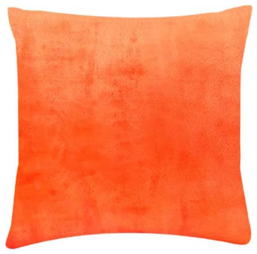XPOSE® Mikroplyšová obliečka na vankúš - oranžová 40x40