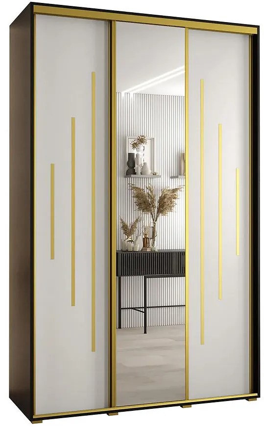 Skriňa 45 Canaris 13 180 čierna/biela/gold