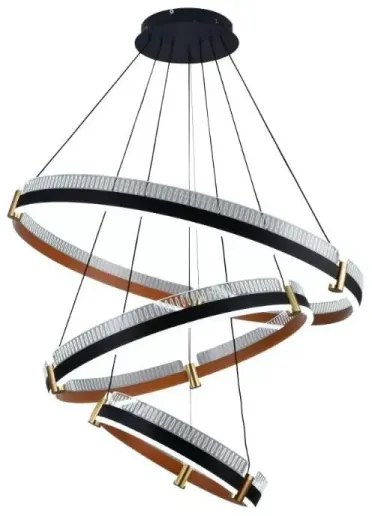 LED Stmievateľný luster na lanku LED/240W/230V 3000-6500K + diaľkové ovládanie