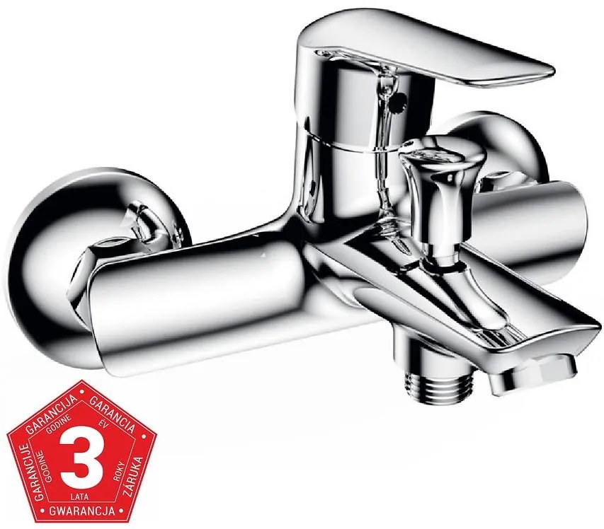 Páková vaňová batéria nástenná Az23 Xena