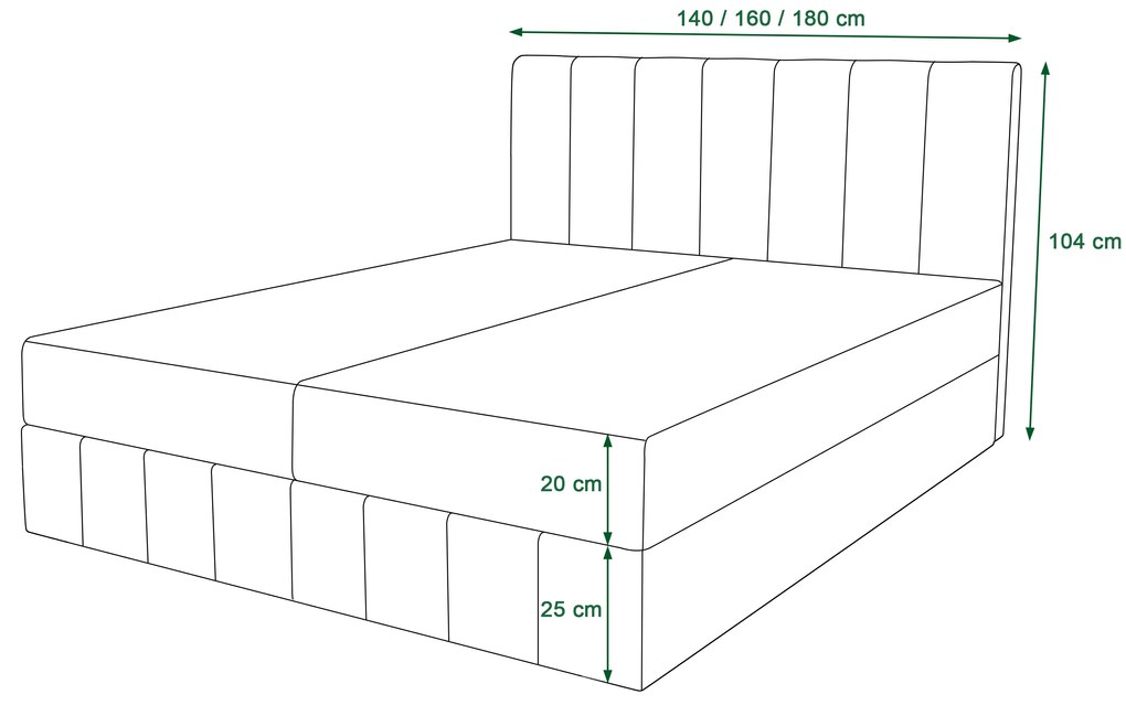 Manželská posteľ Boxspring 140 cm Barack (béžová) (s matracom a úložným priestorom). Vlastná spoľahlivá doprava až k Vám domov. 1046385