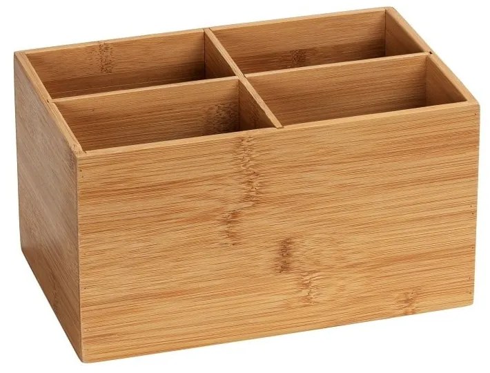 Bambusový kúpeľňový organizér so 4 priehradkami Wenko Terra