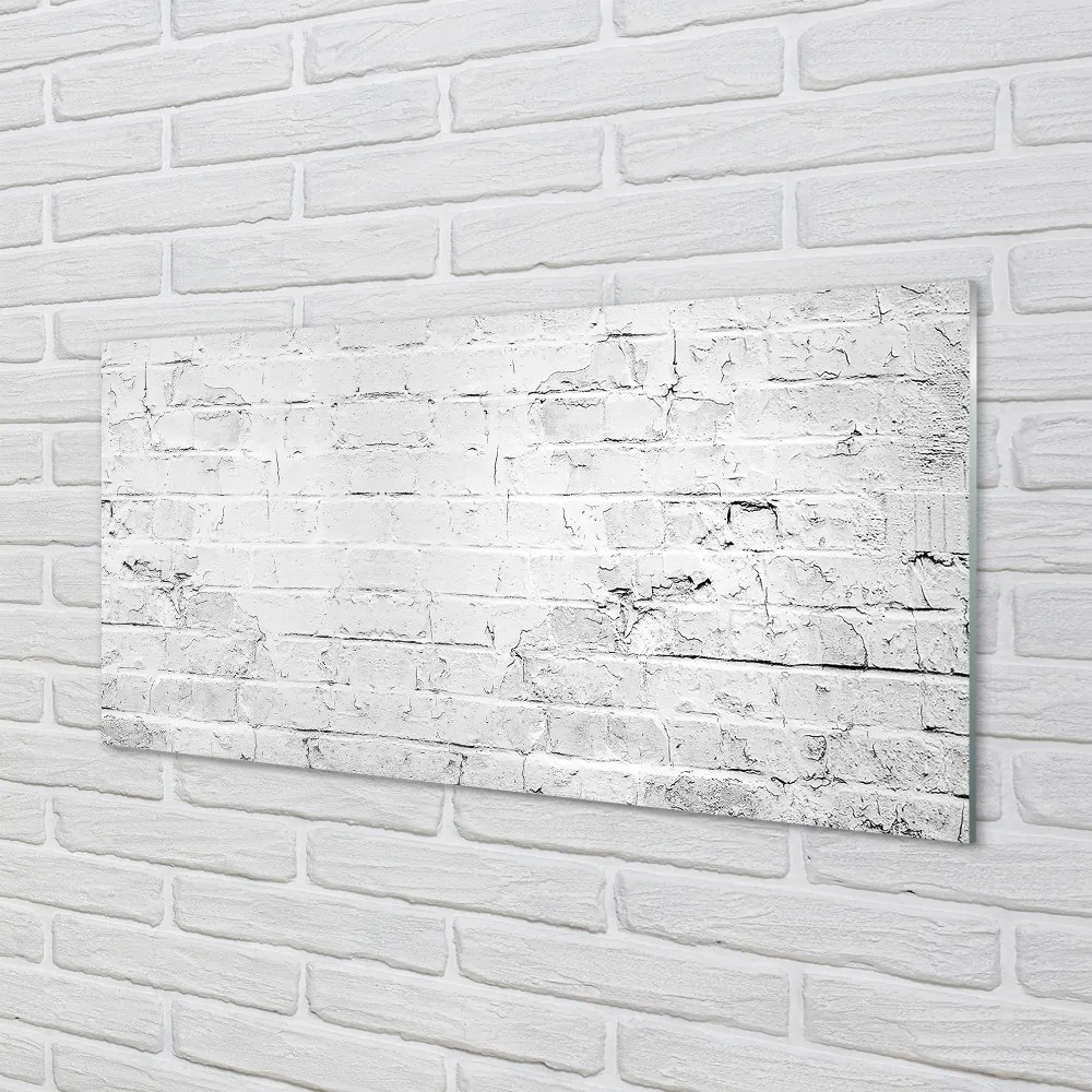 Sklenený obklad do kuchyne Tehlové múry wall 100x50 cm