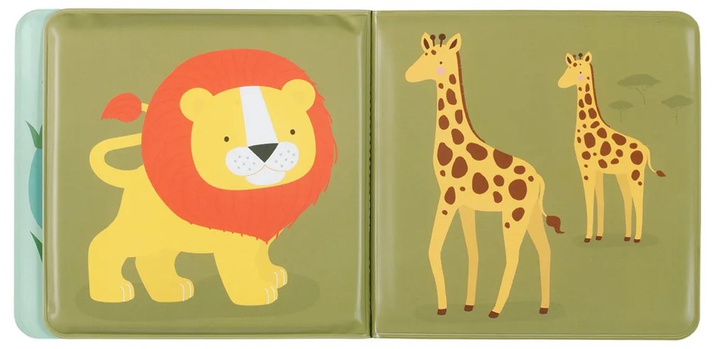 A Little Lovely Company - knižka do kúpeľa - kamaráti z džungle