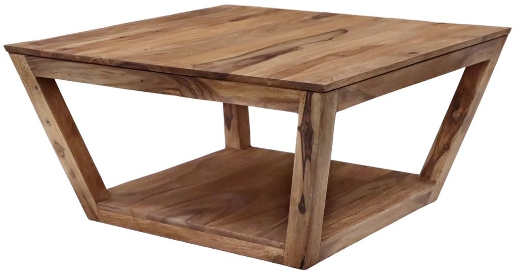 furniture-nabytek.cz - Konferenčný stolík dizajnový z masívu palisander 80x80