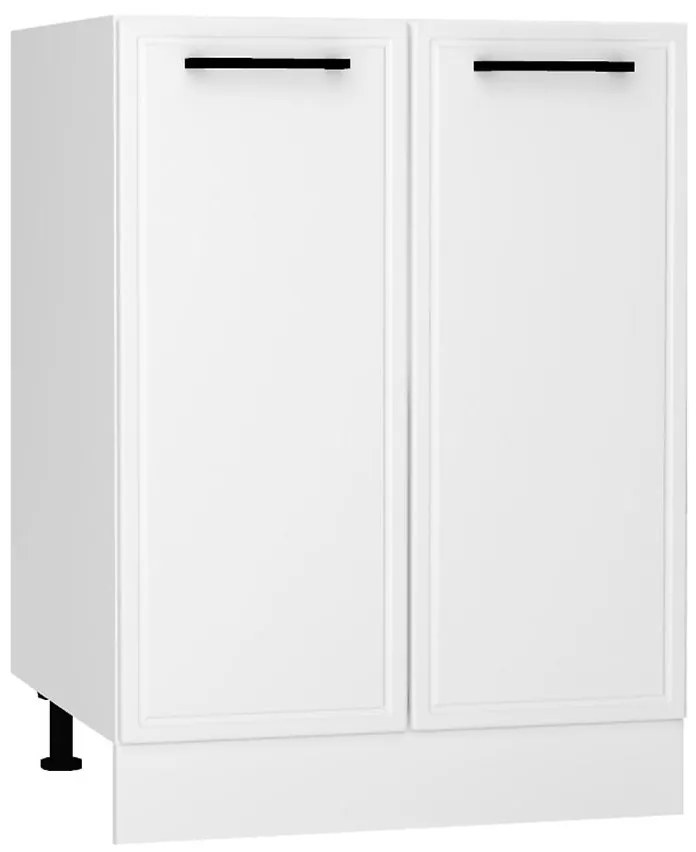 Kuchynské skrinka Emily D60 biely hrášok mat