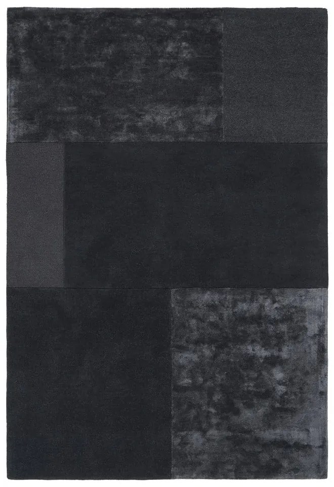 Antracitovosivý koberec Asiatic Carpets Tate Tonal Textures, 200 x 290 cm