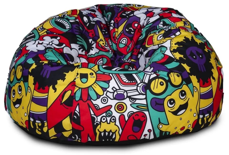 Sedací vak SAKWA M MODERN Farba: DG50/NC14 - Funny