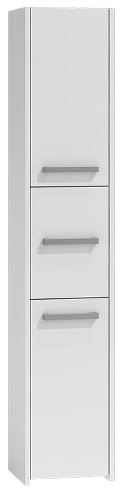 Kúpeľňová skrinka s regálom 33 biela