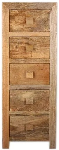 furniture-nabytek.cz - Zásuvková komoda masív z dreva manga 60x120x45