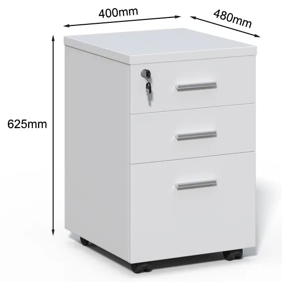 Kancelárska zostava 2 osoby Houseland Prime Max 01 120 cm biela