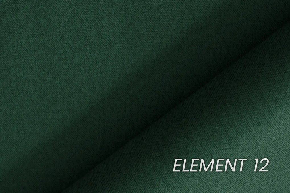 Posteľ Boxspring Wasil 160x200 s úložným priestorom - zelený hydrofóbny zamat Element 12