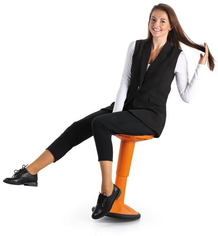 Zdravotná balančná stolička TIC, oranžová