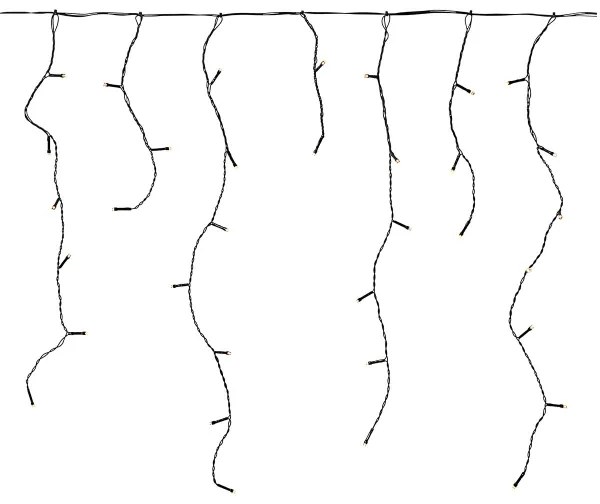 Nedis CLLC360 - LED Vonkajší vianočný záves 360xLED/7 funkcií 14m IP44 teplá biela