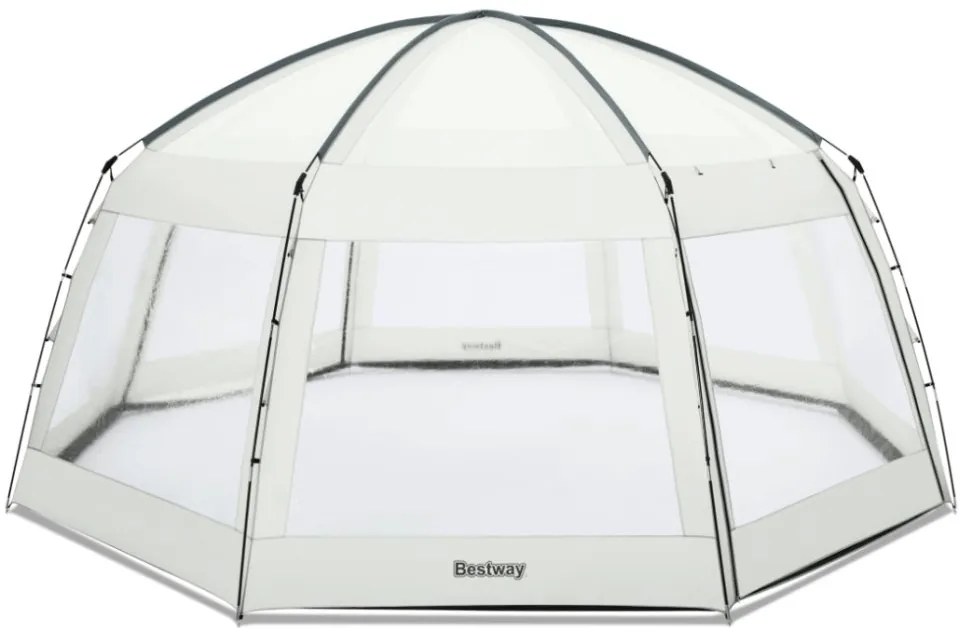 Stanový kryt na bazén Bestway 600x600 cm – UV ochrana UPF 50+