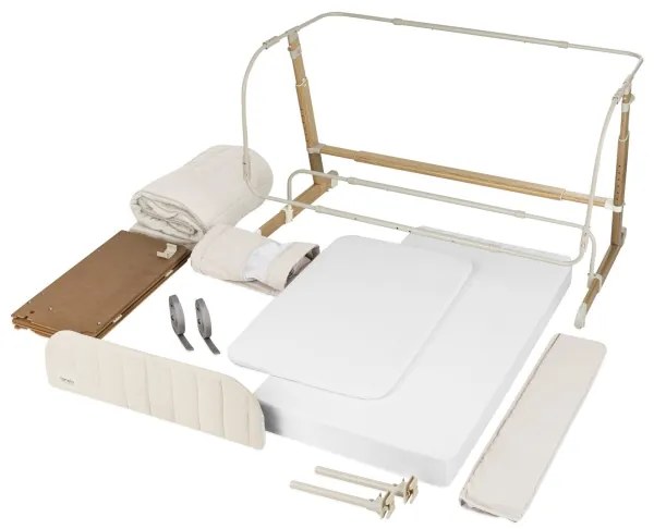 Lionelo - Detská postieľka 5v1 THOMI PLUS piesková