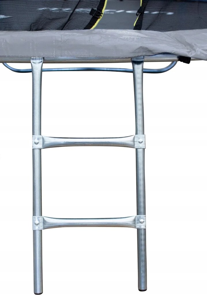 JU Trampolína 8 ft s rebríkom a vnútornou sieťou, čierna
