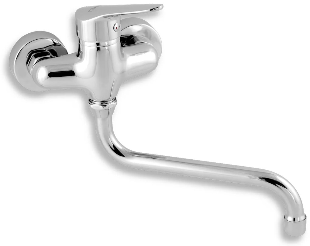 Novaservis Titania Iris New, nástenná drezová batéria, 100mm, chrómová, 94474/T,0