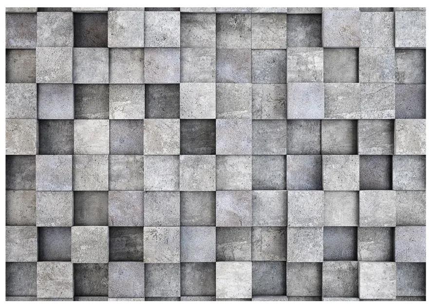 Artgeist Fototapeta - Concrete Cube Veľkosť: 250x175, Verzia: Standard