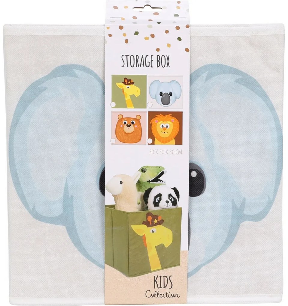 Úložný box z netkanej textílie Koala 30 x 30 cm