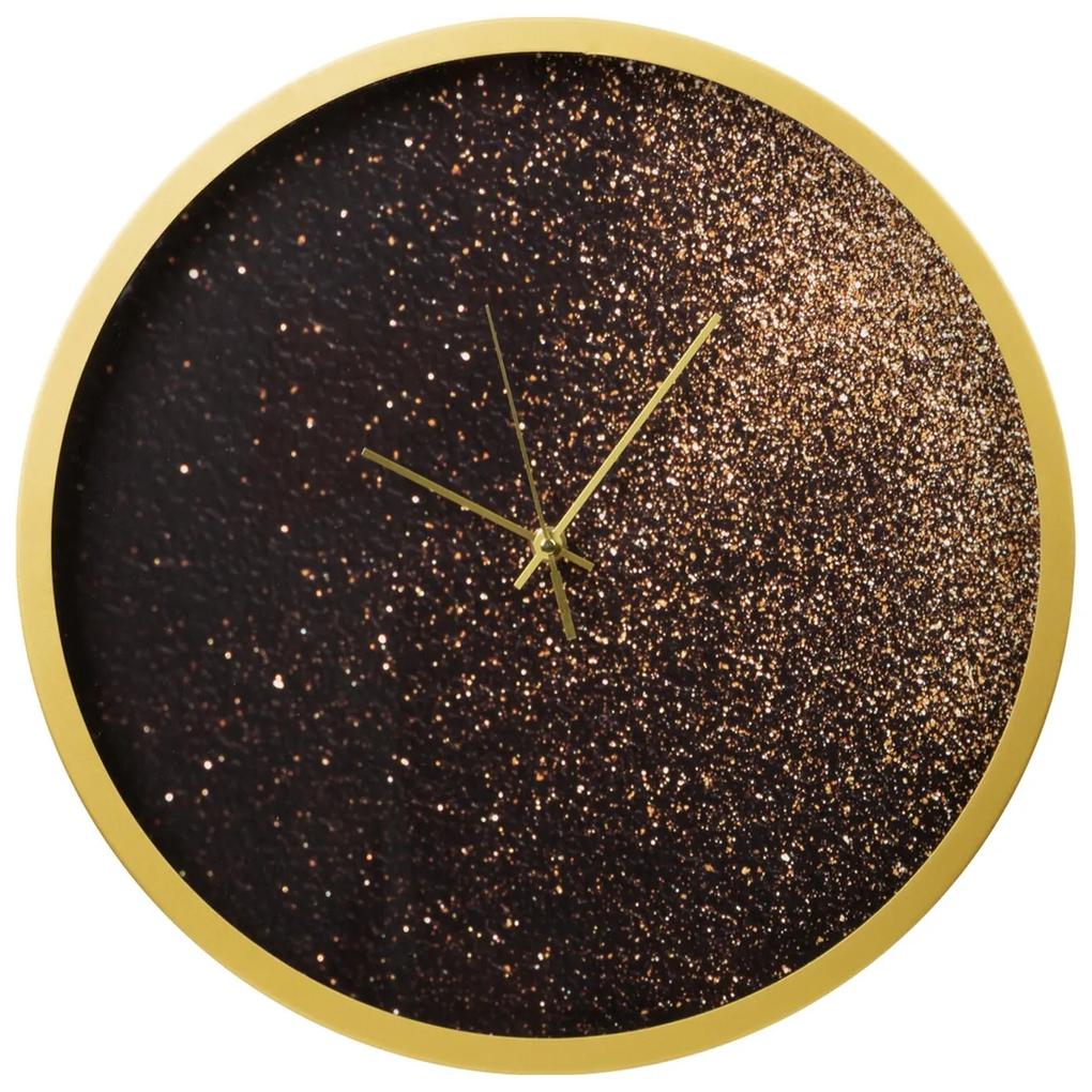 Dekoračné hodiny 60x5Xx60 cm čierna